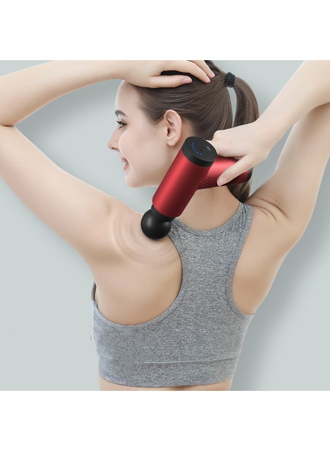 Generic Mini Massage Gun, Portable 6 Speeds Muscle Massager Deep Tissue with 4 Massage Heads, Super Quiet Type-C Charging Percussion Massage Gun for Muscle Pain Stiffness Relief  - Image 3