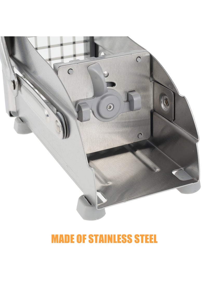 Generic - Stainless Steel Manual Potato Cutter Shredder, French Fries Slicer Potato, For Potatoes, Carrots, Cucumbers and Other Vegetables. - Image 1