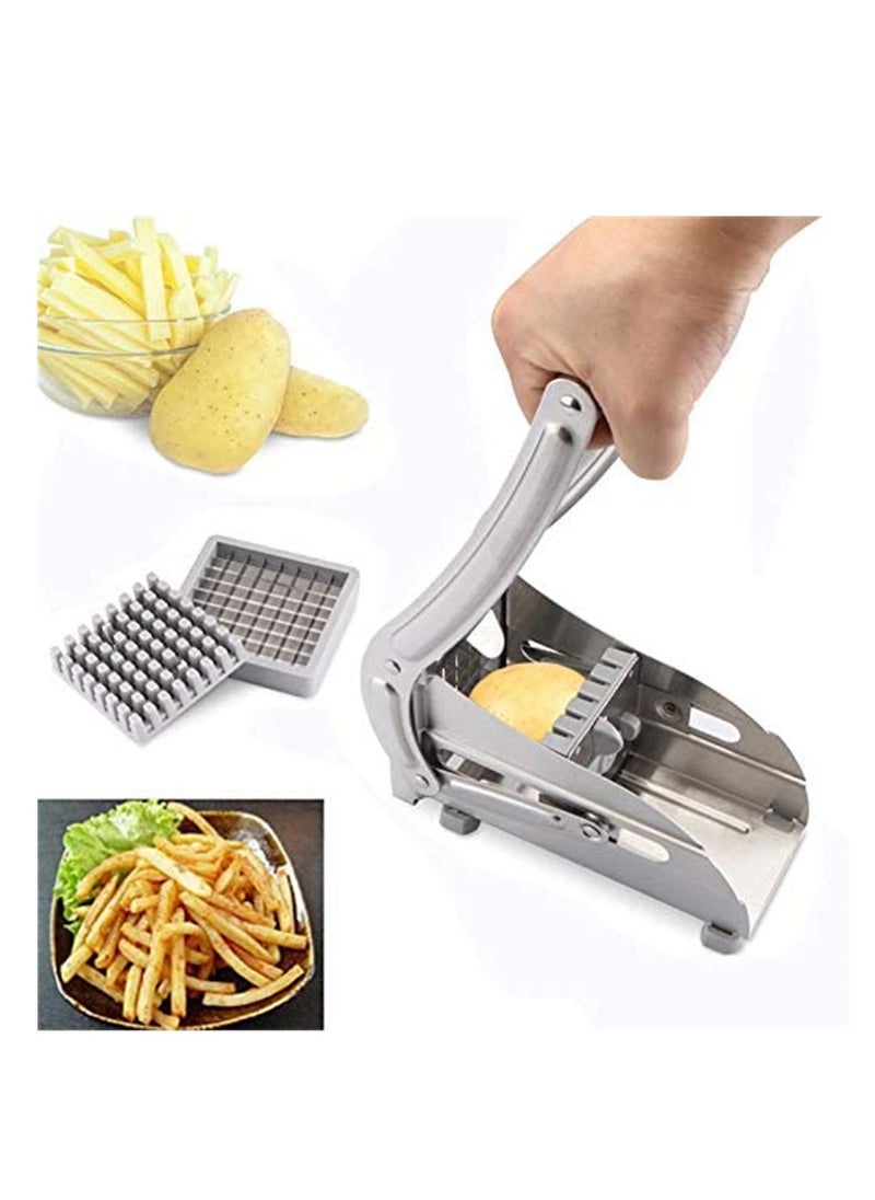Generic - Stainless Steel Manual Potato Cutter Shredder, French Fries Slicer Potato, For Potatoes, Carrots, Cucumbers and Other Vegetables. - Image 1