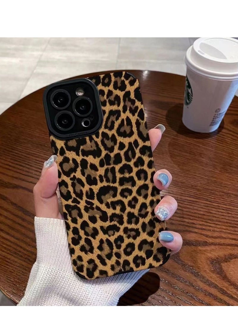 Leopard Print Phone Case for iPhone 16 Pro Max – Stylish, Shockproof, Anti-Fingerprint, Slim Fit - Image 1