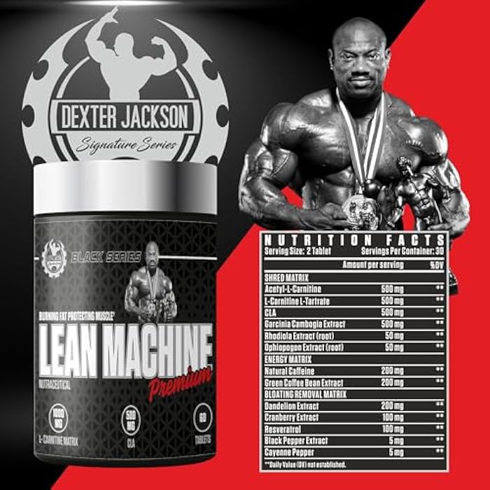 DEXTER JACKSON آلة لياقة السلسلة السوداء | 30 حصة - Image 5