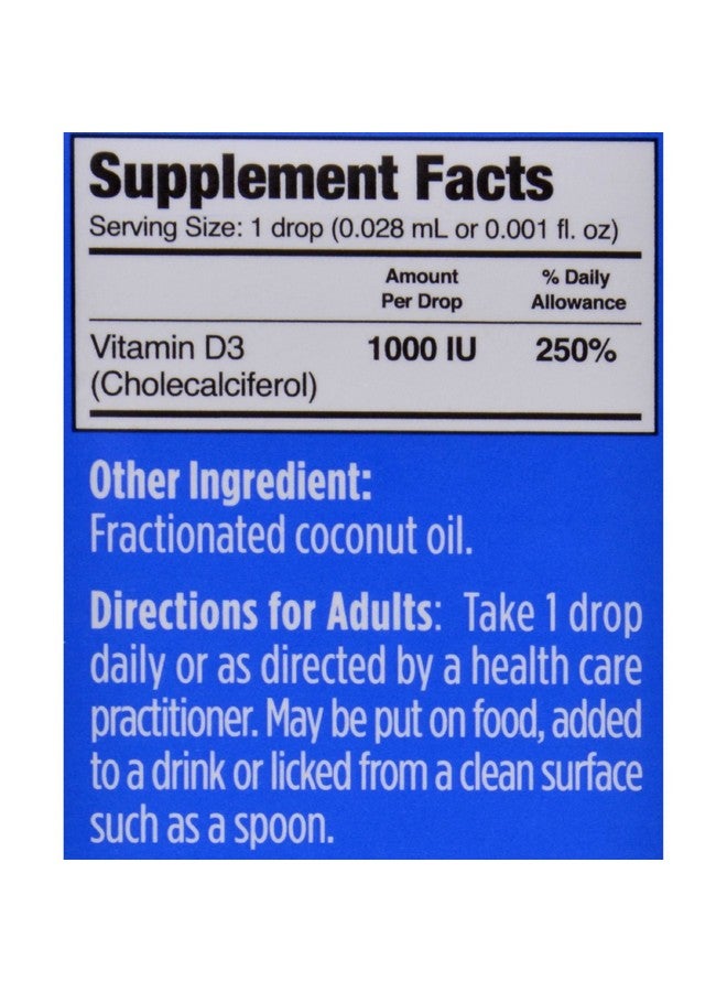 Ddrops Vit D,1000 Iu,180 Drops - Image 2