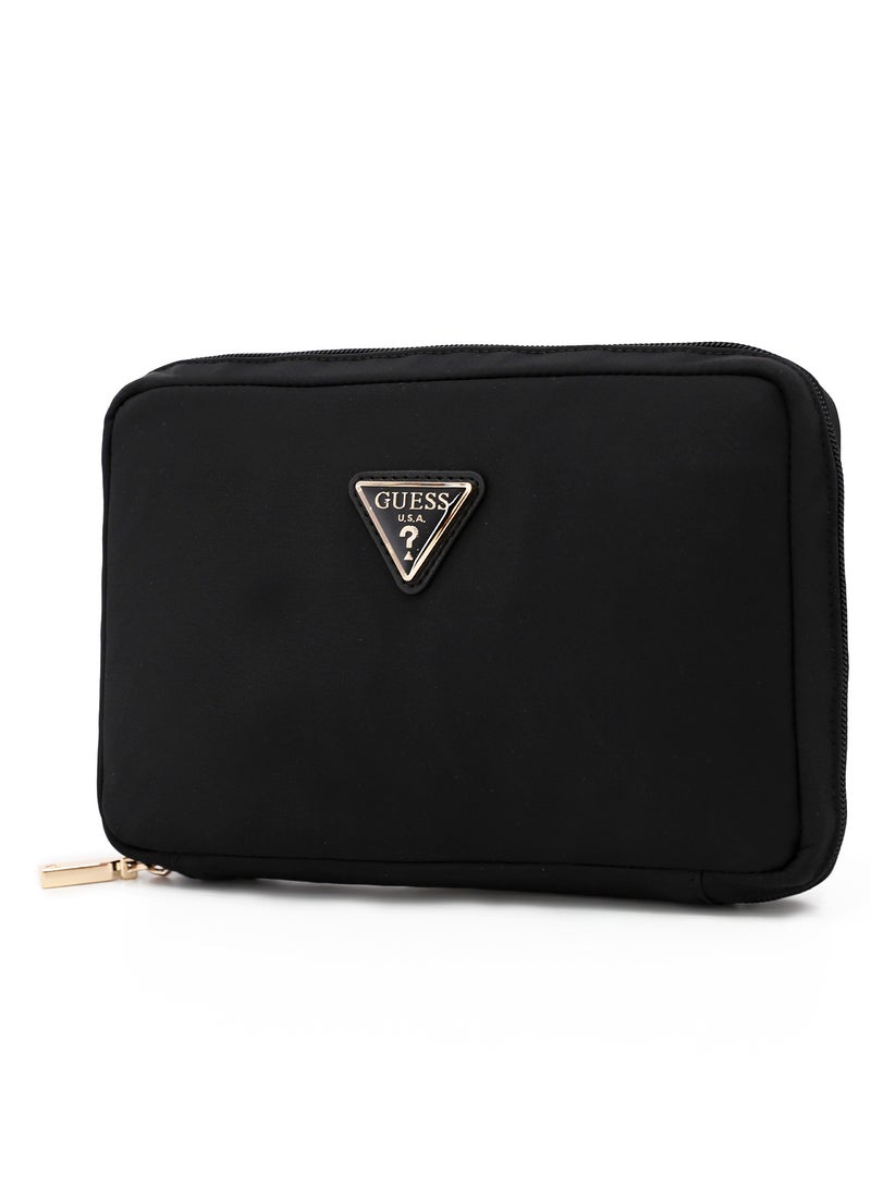 Guess Toiletry Bag with Zip Closure – Compact Travel Grooming Organizer - Image 1