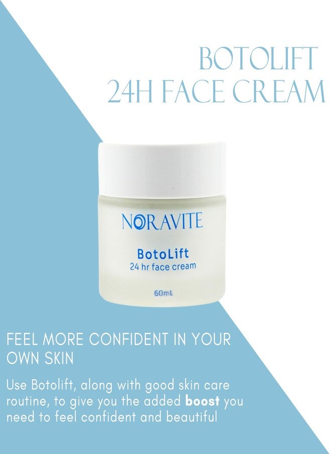 Noravite Botolift Face Tightening and Lifting Cream - Anti Wrinkle Face Cream with Hyaluronic Acid and Argireline | Age Repair & Moisturizer | Formulated in Greece - Image 4