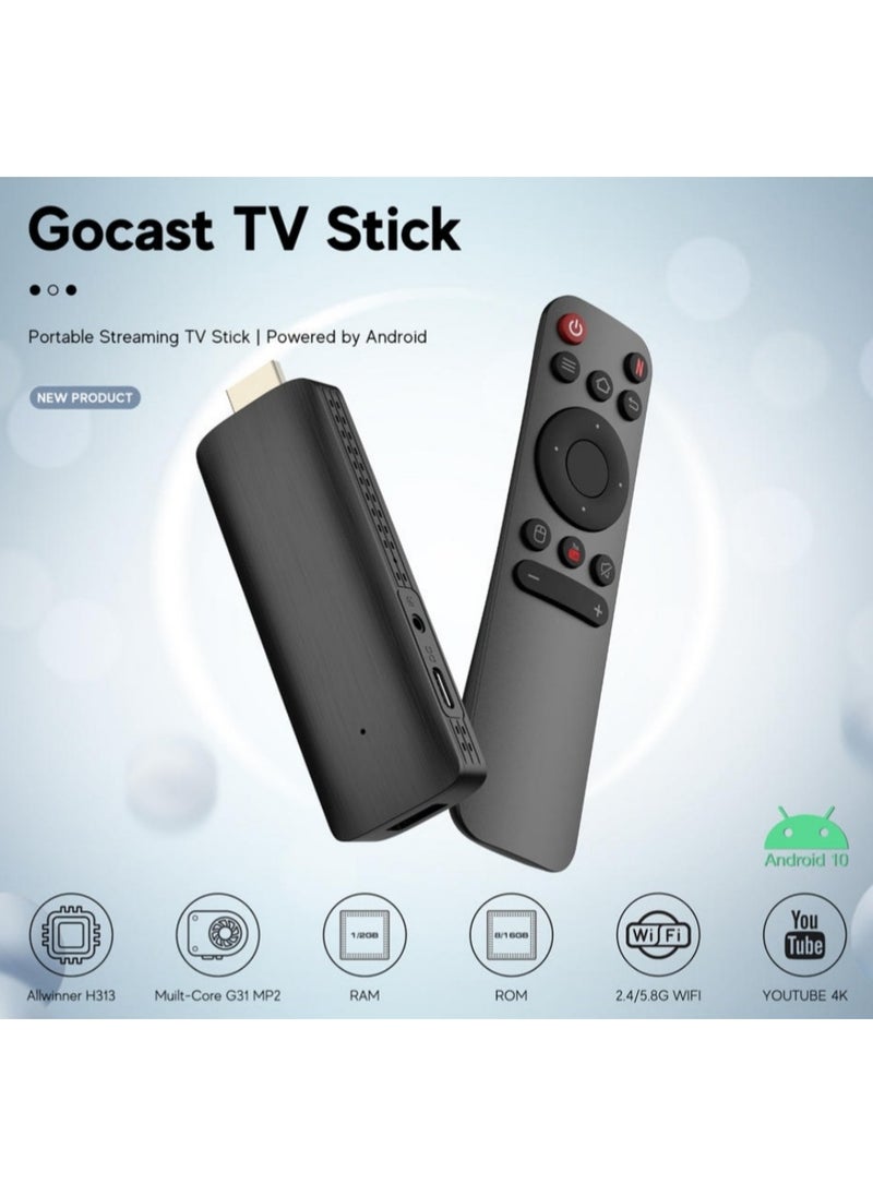 Generic TV Stick with Android 10 System, Built-in Chromecast, 4K Resolution, 2 GB RAM and 8 GB ROM memory space  - Image 4
