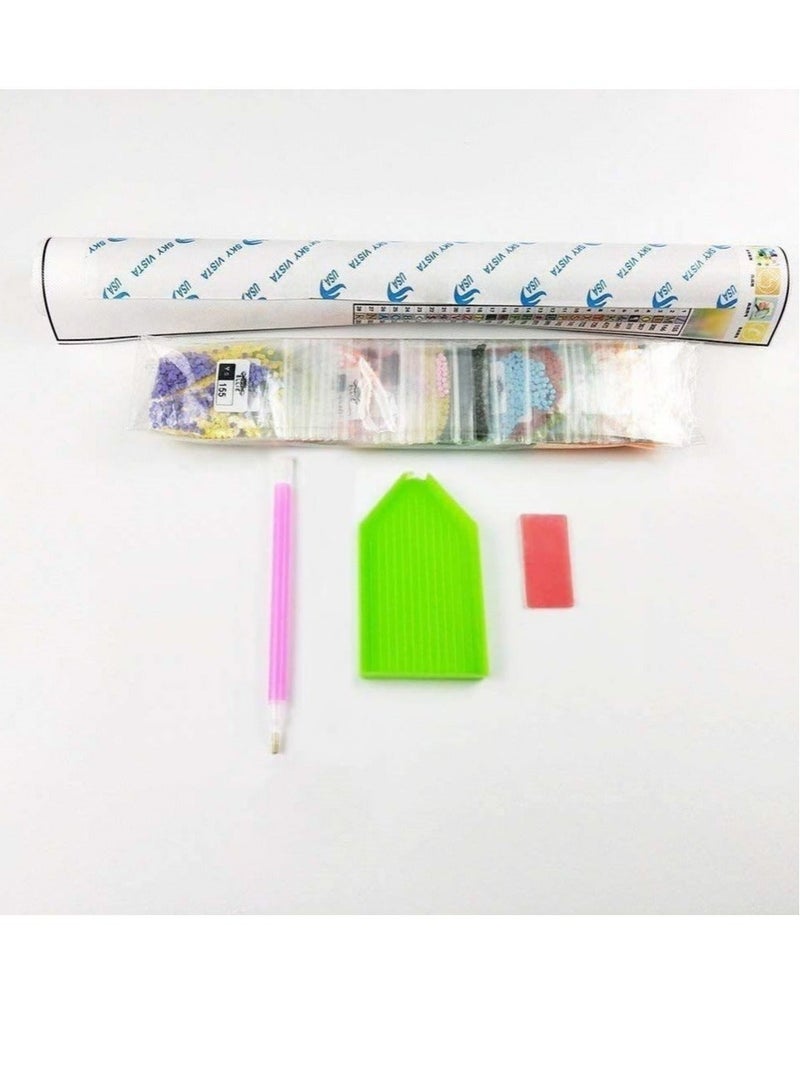 كابتن تيك Best Gift for Kids or Families,Diamond Painting Kits For Adults Kids,DIY Diamond Painting Kits Tiger Full Drill Square Resin Stick Paste Home Decor Wall Decorative Painting (20X20) - Image 5