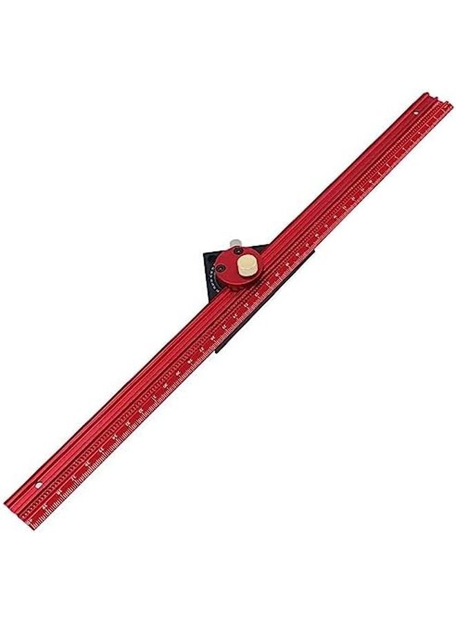 أداة يدوية قابلة للتعديل لقياس وتخطيط النجارة، مسطرة قياس بعلامة خط طولها 400 مم - Image 2