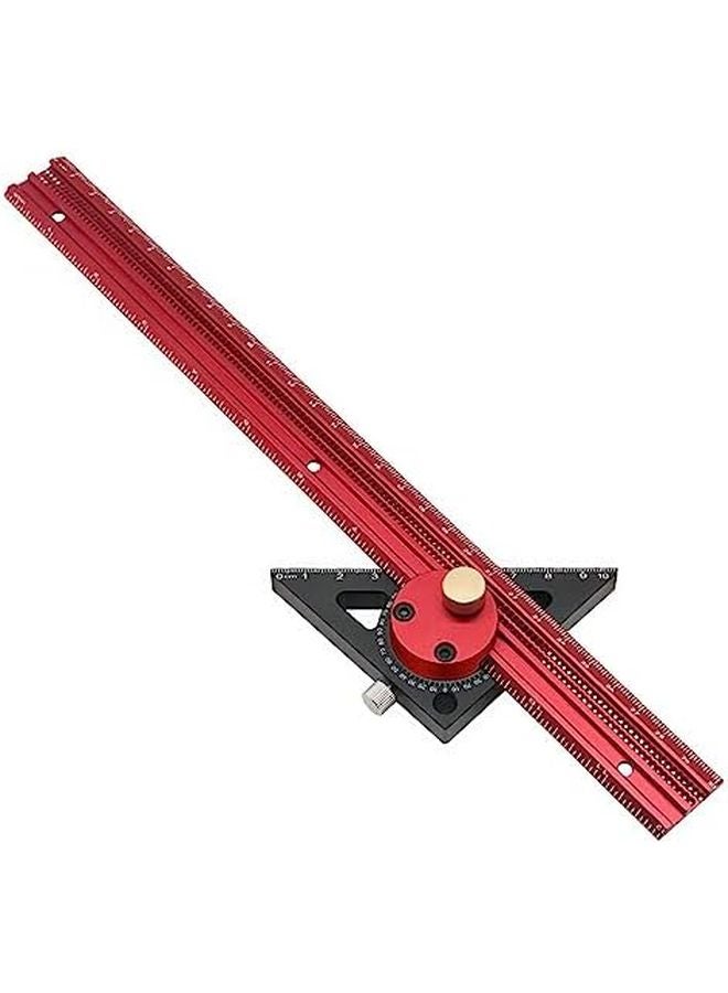 أداة يدوية قابلة للتعديل لقياس وتخطيط النجارة، مسطرة قياس بعلامة خط طولها 400 مم - Image 4