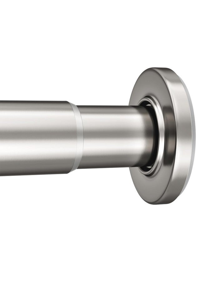 AmazerBath Spring Tension Shower Curtain Rod, 31-75 Inches Heavy Duty Tension Rod Rust Proof Bathroom Curtain Rod, Adjustable No Drill Easy Segmented Installation, Nickel - Image 1