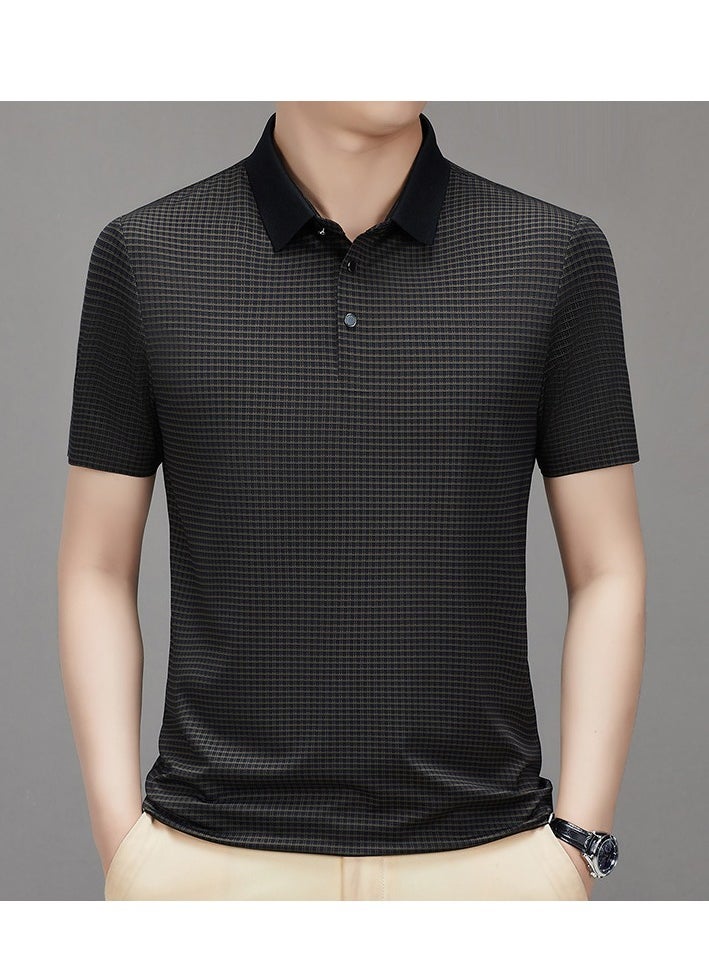 Generic Men's Pure Cotton Short Sleeved T-shirt Casual POLO Shirt  - Image 1