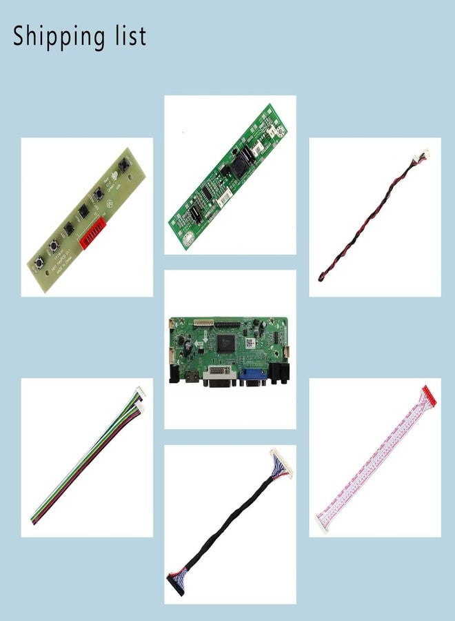 VSDISPLAY HDMI VGA DVI Audio LCD Controller Board for 21.5" 23.8" T215HVN01.0 M215HW03 V1 LM238WF5-SSA1 LM238WF1 SLE31920x1080 30Pin LCD Screen - Image 5