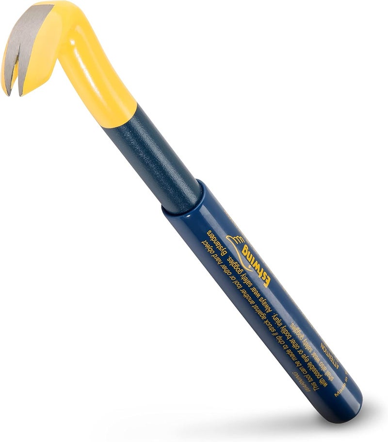 Estwing Handy Claw Nail Puller - 10" Pry Bar with Forged Steel Construction & Vinyl Cushion Grip - HC-10 - Image 1