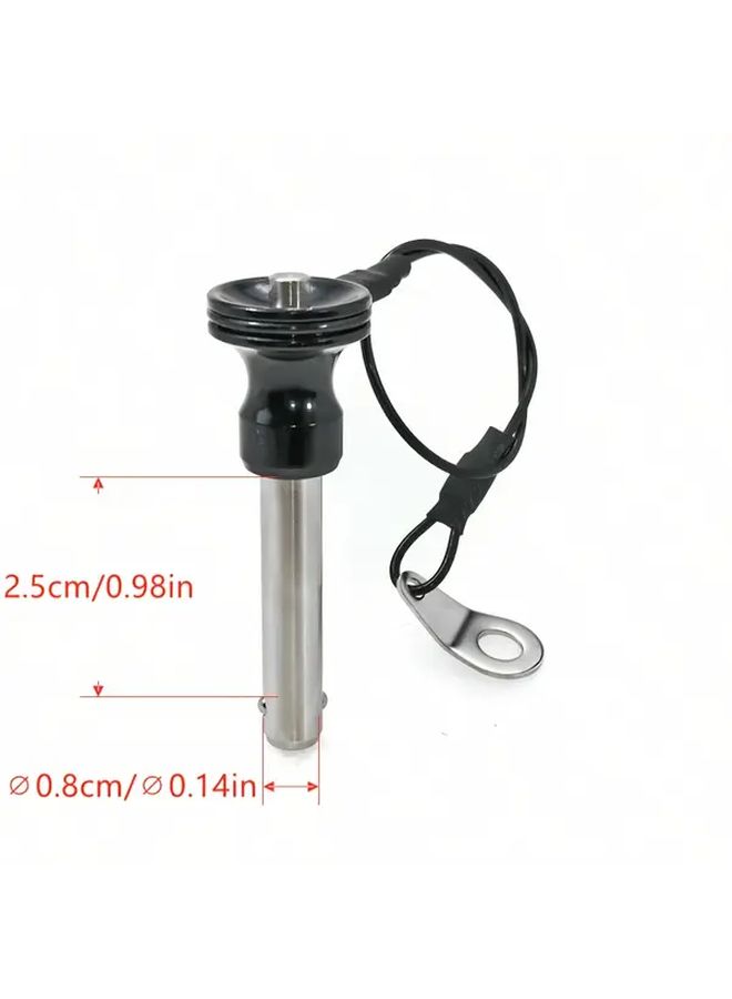 نظام PA فولاذي مقاوم للصدأ ثقيل الوزن مع دبوس قفل سريع التحرير D8mm × 25mm لمكبرات الصوت الخطية ثلاثية الاتجاهات - Image 2