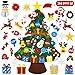 THAWAY DIY Felt Christmas Tree for Toddlers with 34 pcs Detachable Ornaments Kids Door Wall Hanging Xmas Gifts Christmas Decorations - Image 3