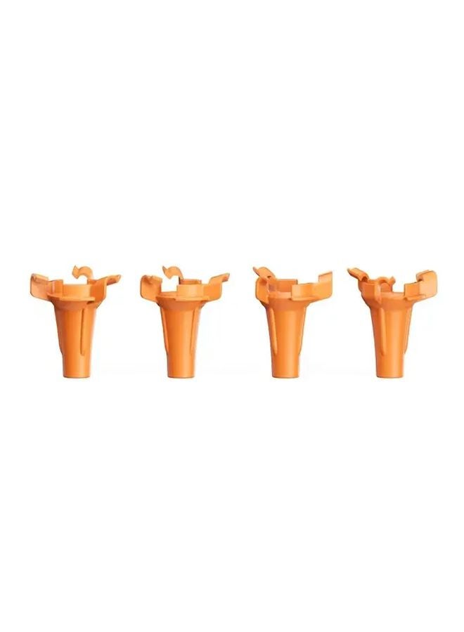 Orange 4pcs DJI NEO Drone Landing Gear for Stable Aerial Photography - Image 1