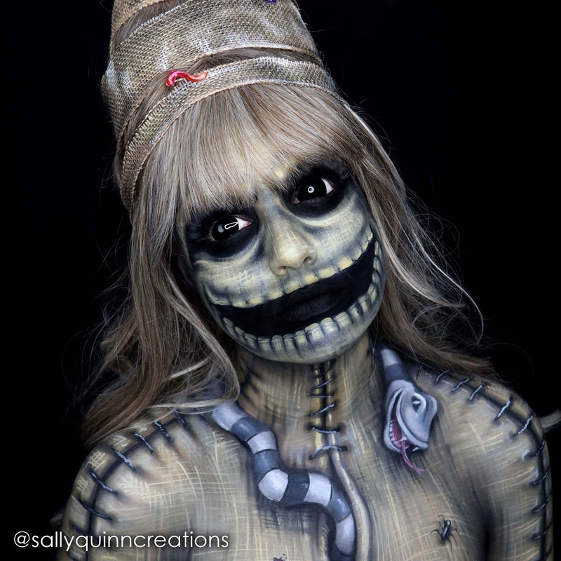 Mehron Makeup StarBlend Cake Makeup | Wet/Dry Pressed Powder Face | Powder Foundation | Black Body and Face Paint 2 oz (56g) - Image 2