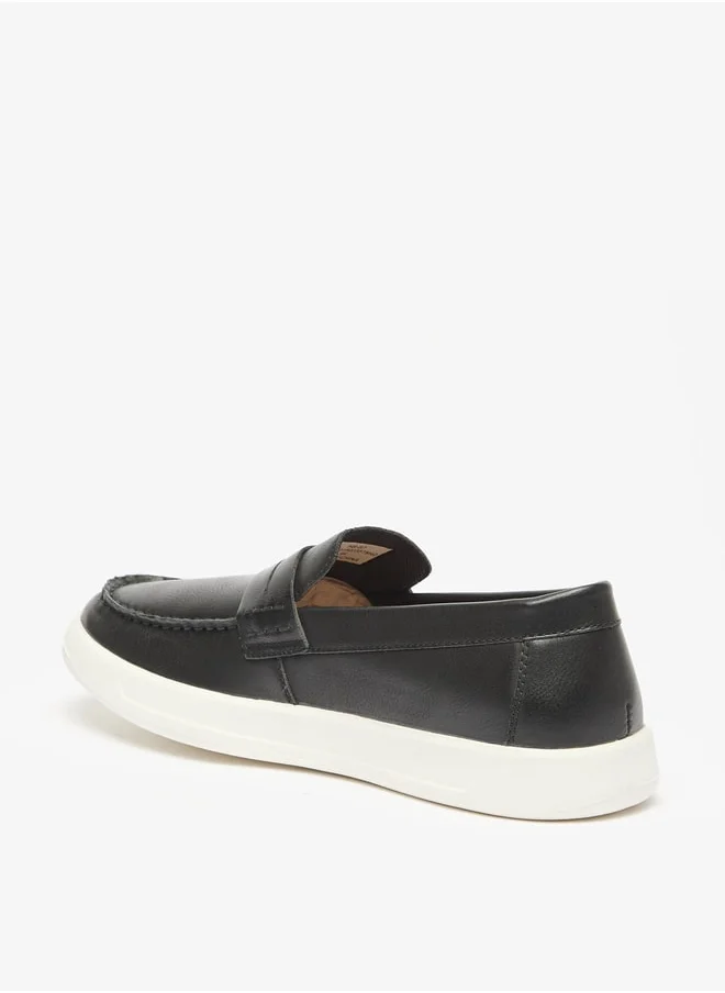 ال بي ال من شو اكسبرس Men's Solid Slip-On Loafers