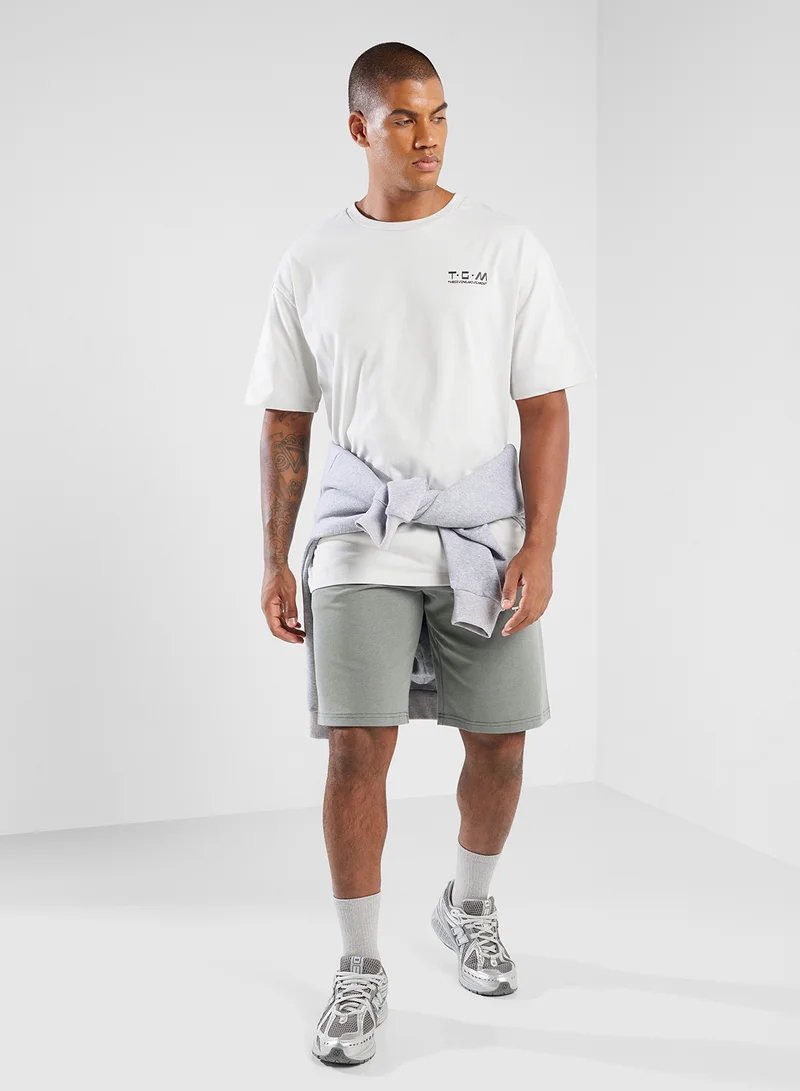 The Giving Movement Oversized Racing Printed T-Shirt
