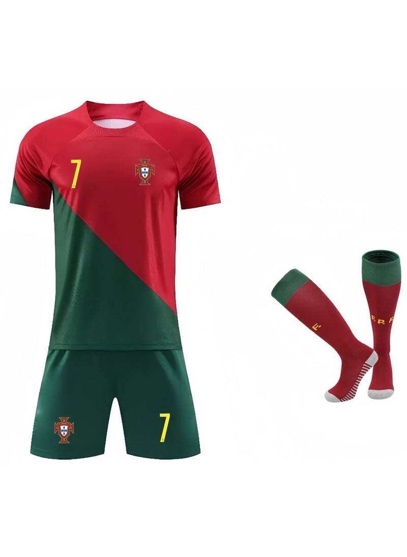 SKT Shiketro Youth No.7 Football Jersey 3-Piece Set  - Image 1