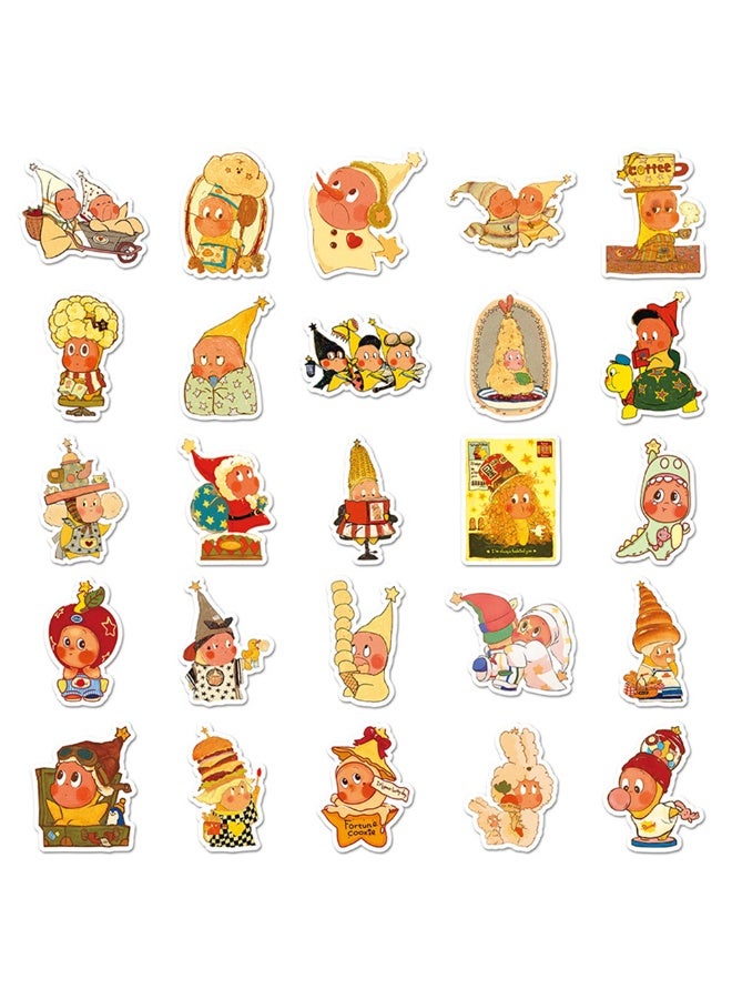 TWINKLE 50-Piece Twinkle Stickers Waterproof POP MART Cartoon Vinyl Stickers for Laptop Phone Case - Image 4