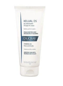 DUCRAY Ducray Kelual DS Face & Body Wash, Anti-Redness & Anti-Scales Foaming Gel 200ml 