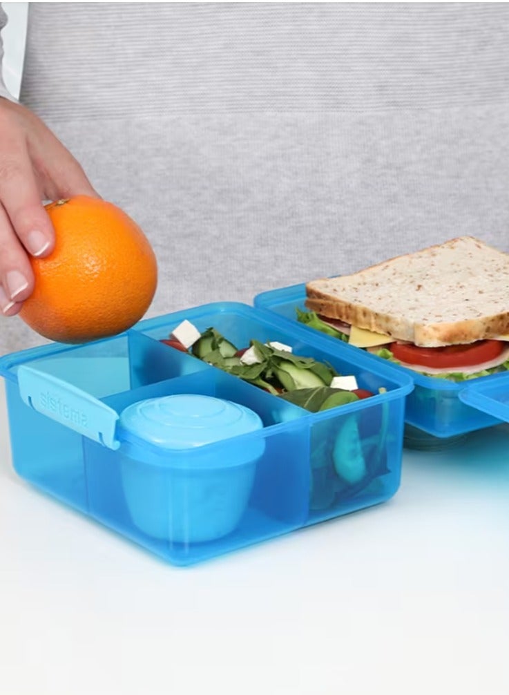 سيستيما لانش بوكس سعة 2 لتر مع وعاء زبادي - Image 4