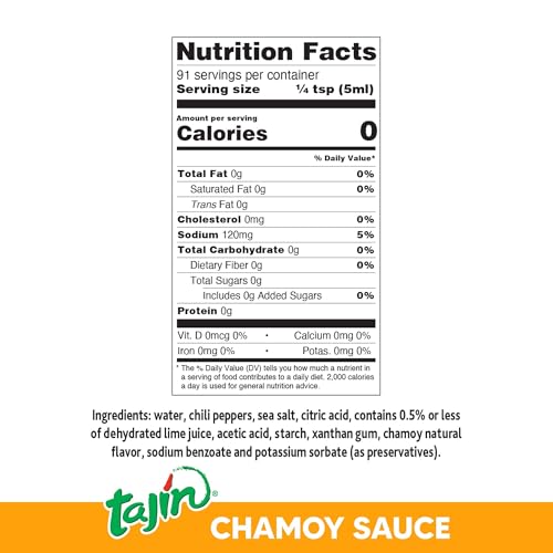 Tajin Fruity Chamoy Sauce 15.38oz and Chile Lime Sauce 15.38oz Bundle (Pack of 2) - Image 2