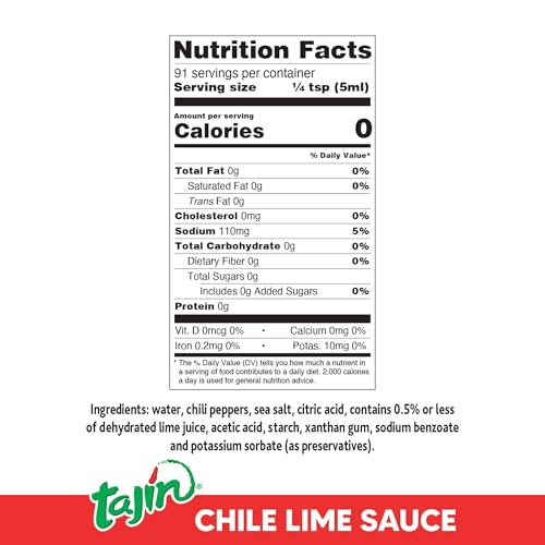 Tajin Fruity Chamoy Sauce 15.38oz and Chile Lime Sauce 15.38oz Bundle (Pack of 2) - Image 3