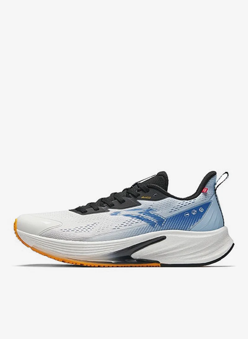 ANTA Rocket 6th generation | Nitrogen technology water-repellent racing running shoes shoes cushioning plaid breathab White