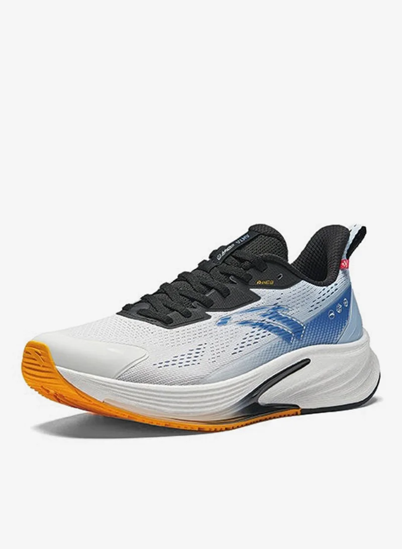 ANTA Rocket 6th generation | Nitrogen technology water-repellent racing running shoes shoes cushioning plaid breathab White