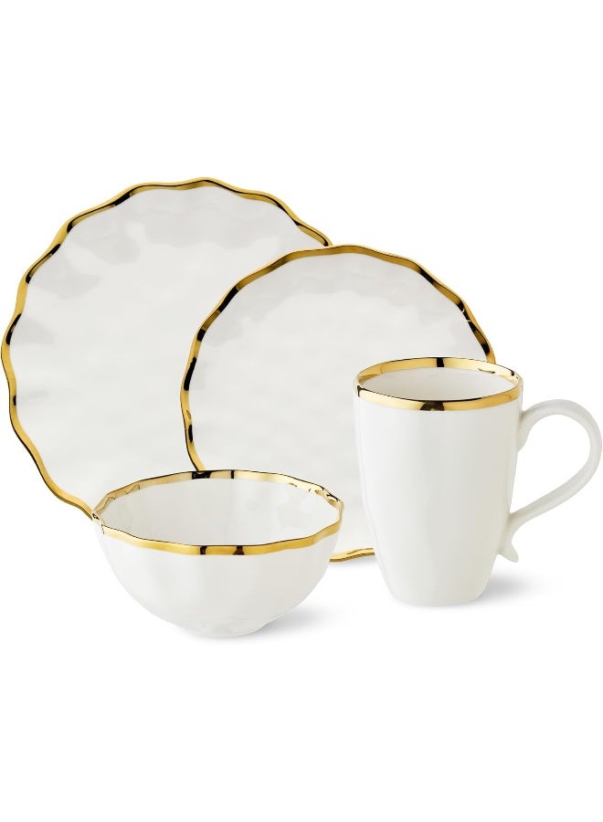 Certified International Regency Gold 16Piece Dinnerware Set - Image 2