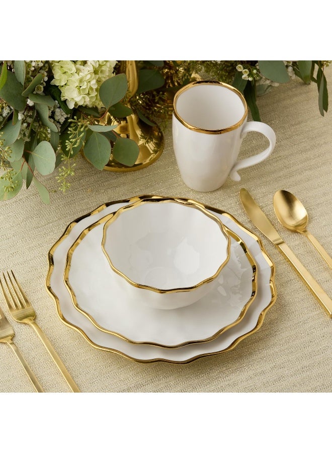 Certified International Regency Gold 16Piece Dinnerware Set - Image 4