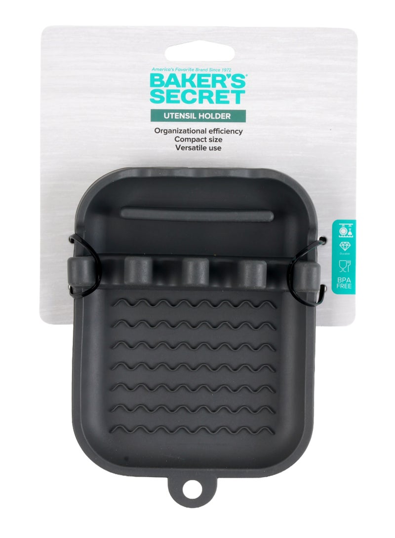 Baker's Secret Kitchen Utensil Holder, Practical Stand for Everyday Utensil Storage, For Keeping Spoons, Spatulas and Tools Within Reach, handy, trusted