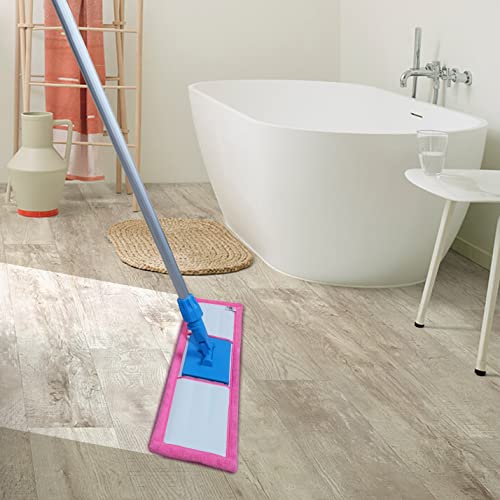 SOFTSPUN Microfiber Wet & Dry Cleaning Mop Refill - Pink - 19inches - Image 5