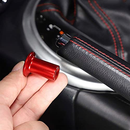 AICEL Turn Knob Drift Button, 2 Pcs E-Brake Handle Handbrake Emergency Cover, Hand Spin Turn Lever Knob Lock Button, Aluminum Replacement Car Accessories Compatible with GT86, FRS, BRZ - Image 5