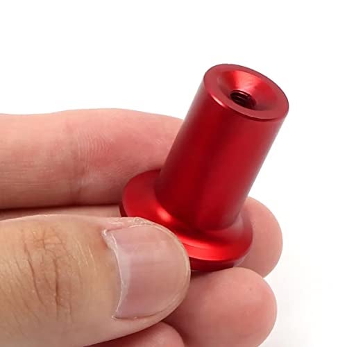 AICEL Turn Knob Drift Button, 2 Pcs E-Brake Handle Handbrake Emergency Cover, Hand Spin Turn Lever Knob Lock Button, Aluminum Replacement Car Accessories Compatible with GT86, FRS, BRZ - Image 4