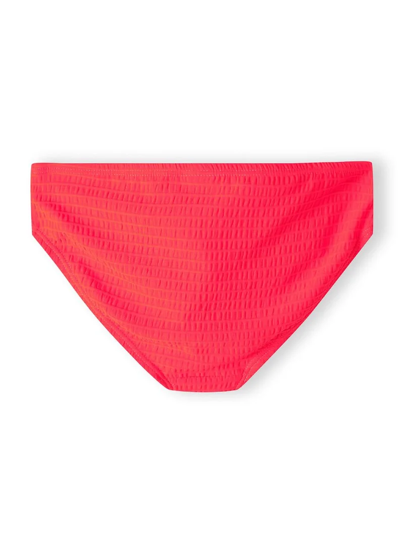 MINOTI Girls' Neon Pink Asymmetric Bikini Set – Stylish and Sporty Look