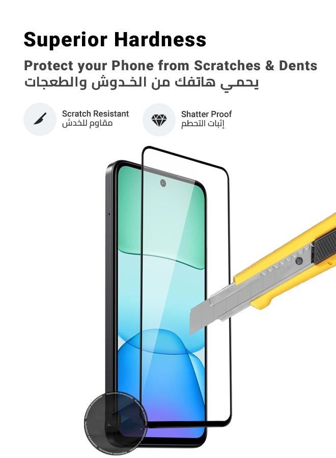 لاصقة حماية للشاشة بتغطية كاملة لهاتف شاومي ريدمي 13 - Image 4
