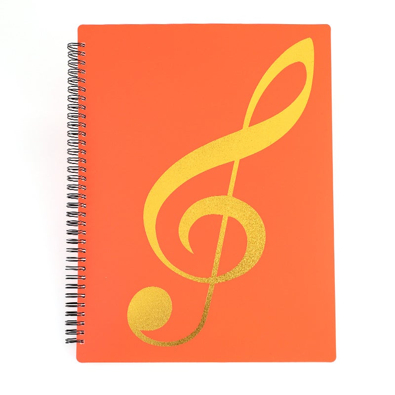 Factory 40/60 Page Piano Score Note Folder A4 Multi-Color Music Score Folder Piano Music Score Book Printed Logo - Image 1