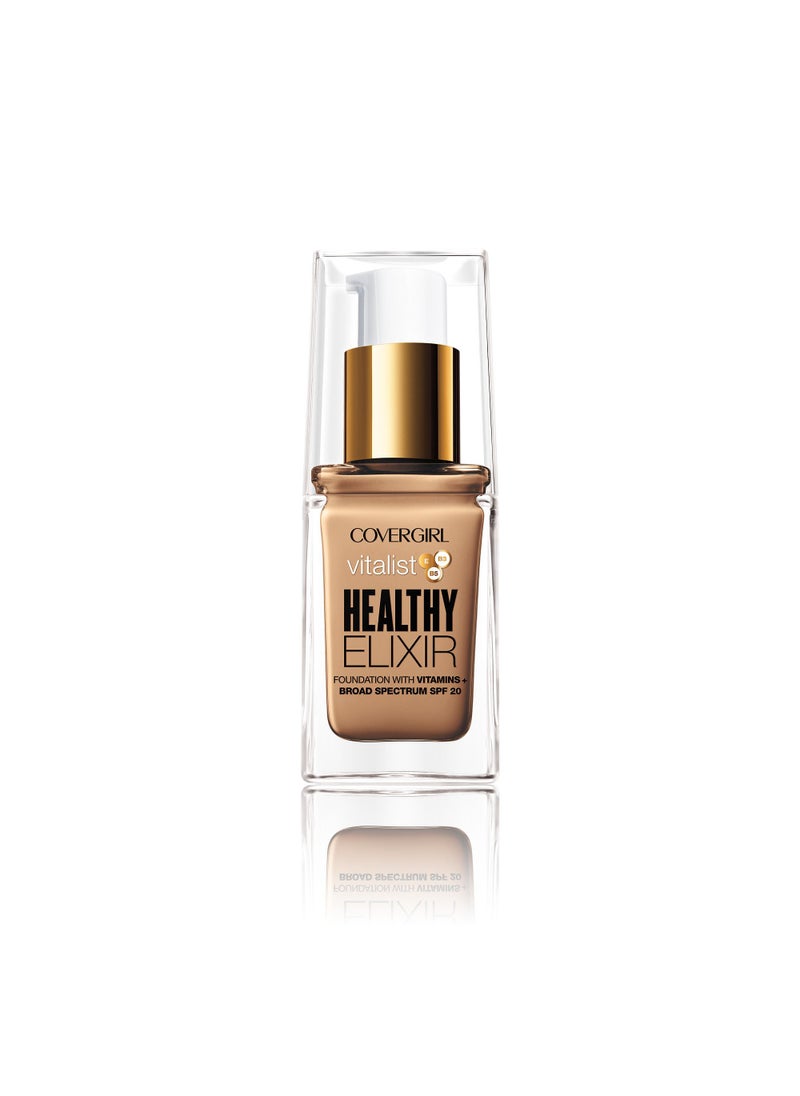 COVERGIRL Vitalist Healthy Elixir Foundation, Soft Honey 755, 1 Ounce
