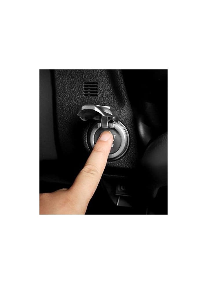 Generic - Carbon Fiber Start/Stop Engine Button Cover Compatible With MG 5, MG 6,MG HS, MG RX5 - Image 1