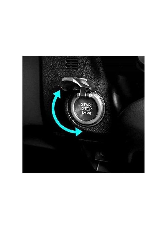 Generic - Carbon Fiber Start/Stop Engine Button Cover Compatible With MG 5, MG 6,MG HS, MG RX5 - Image 1