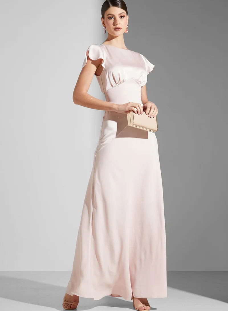 Coast Ruffle Sleeve Knitted Dress