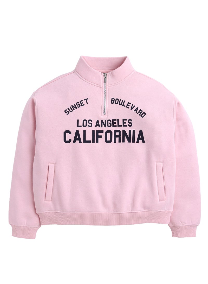 فكتور اند جين سترة بقلنسوة بسحاب نصفي لوس أنجلوس كاليفورنيا قطن فليس  جرام - Image 3