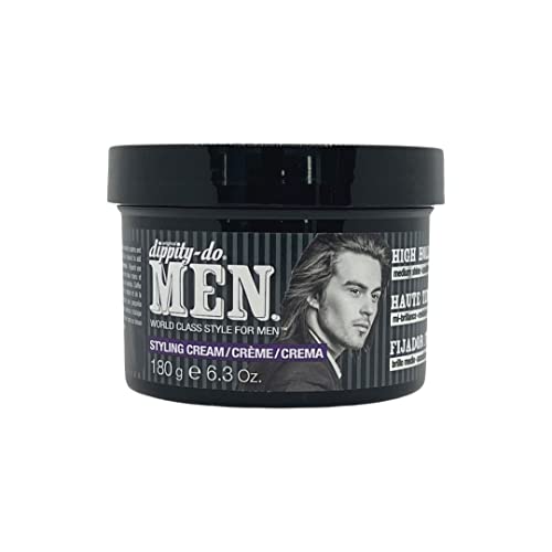 dippity-do Dippity Do for Men, Styling Cream High Hold, 6.3 Oz. - Image 5
