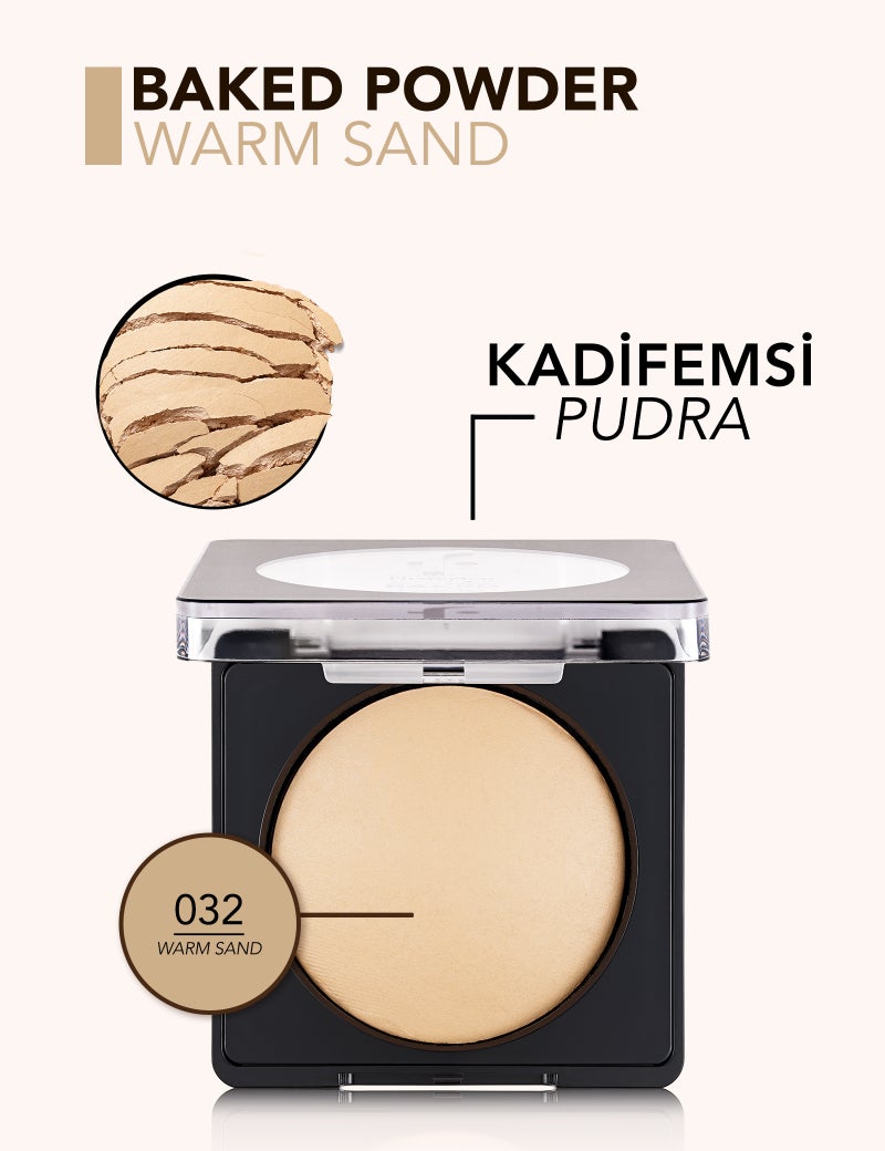فلورمار Highly Pigmented Baked Compact Powder 032 Warm Sand - Image 3