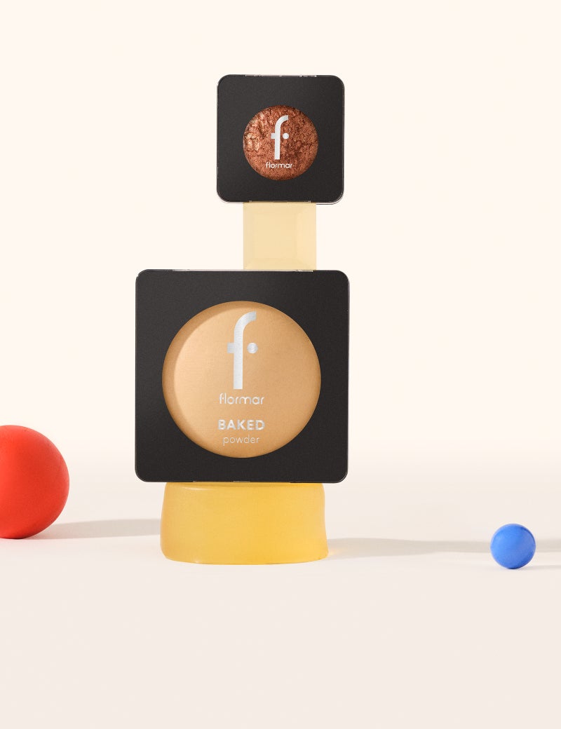 فلورمار Highly Pigmented Baked Compact Powder 032 Warm Sand - Image 5