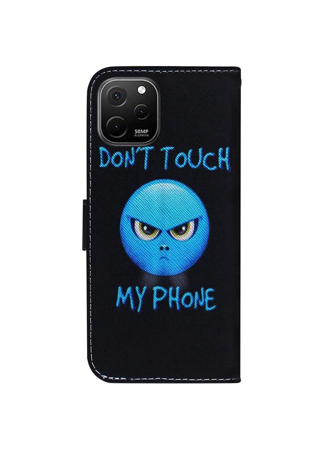 S-TOP Case For Huawei nova Y61 / Enjoy 50z Coloured Drawing Flip Leather Phone Case - Image 3