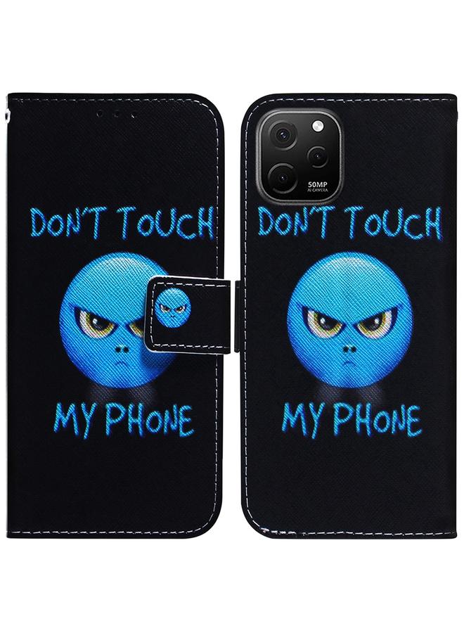 S-TOP Case For Huawei nova Y61 / Enjoy 50z Coloured Drawing Flip Leather Phone Case - Image 1