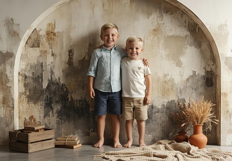 Kate Abstract Mottled Arch Wall Backdrop Photo Background Studio Props,7x5ft - Image 3